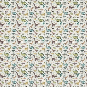 dinosaurs pastel {super small}