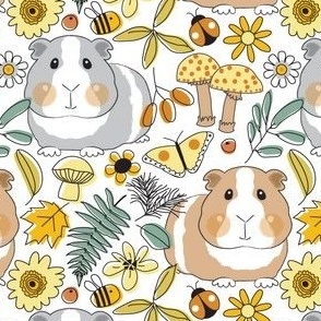 large guinea pigs in the forest