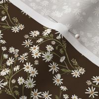 country daisies - Dark Brown