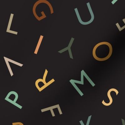 ABC Alphabet Letters - Autumn Lg