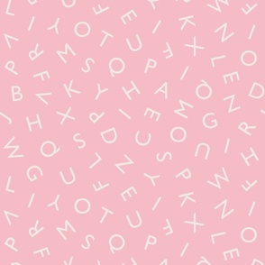  ABC Alphabet Letters - Blush Md.