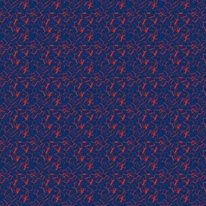 Solid Blue Plain Blue and Red Distressed Crackle Texture Dirty Navy Blue 003366 and Poppy Red Bright Red BD2920 Dynamic Modern Abstract Geometric