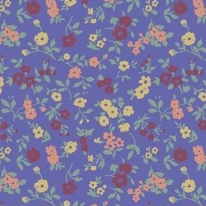 mini florals - very peri
