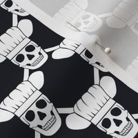 Chef Skull Design in Black