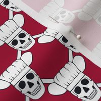 Chef Skull Design in Red