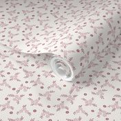 Lena Micro Floral: Dusty Rose Tiny Floral Toss