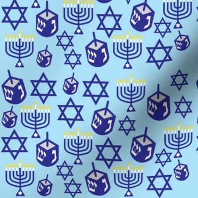 Hanukkah symbols 