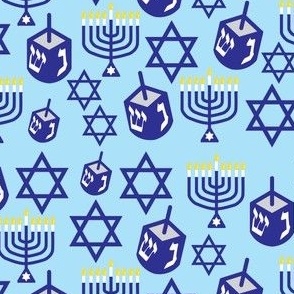 Hanukkah symbols 