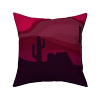 Southwest Arizona Sunset - Design 12644802 - Red Yellow Blue - Large Scale