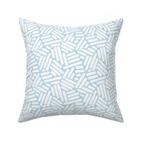 Bold Abstract Geo | Regular Scale | Light Blue & White