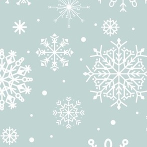 snowflakes-pattern