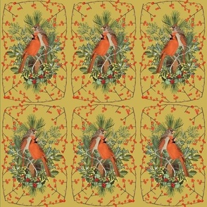 CARDINAL MEDALLIONS - THE CARDINAL WOODS COLLECTION (GOLD)