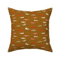 vintage cars - classic car - warm colours on brown