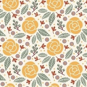 Pattern 0627 - Hand drawn roses