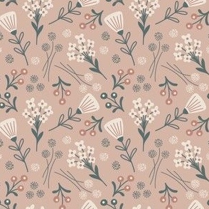 Pattern 0638 - Hand drawn flowers