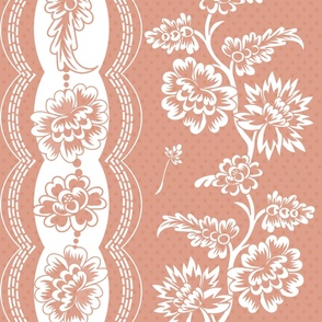 Terracotta Floral Chintz