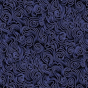 very periwinkle squiggle blender abstract