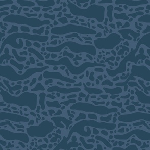Amphibian Animal Print (blue)
