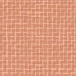 Burlap Woven Texture - medium size - pink/peach