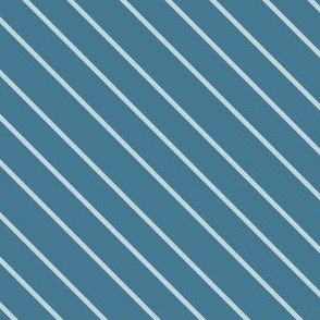 diagonal stripes on teal blue medium