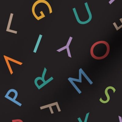  ABC Alphabet Letters - Peacock Lg.