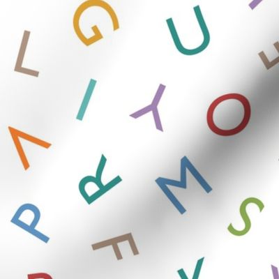  ABC Alphabet Letters - Rainbow Lg.