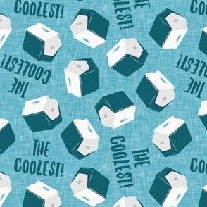 the coolest! - cooler - drink picnic cooler - summer blue - LAD22