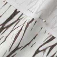 Shibori Zebra Stripes | Animal print inspired tie dye, arashi shibori pattern, jungle print, tropical animal, zebra fabric in cream, cocoa and black.