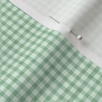 Gingham (Blue Green - Small Scale)