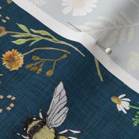 Bee Delightful (teal) MED 