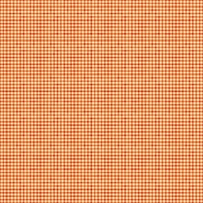 Gingham (Dark Orange - Small Scale)