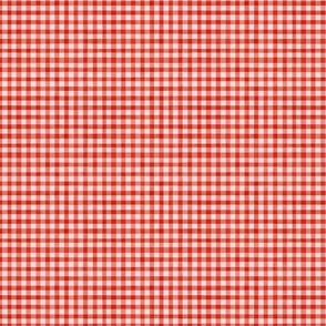 Gingham Light Red