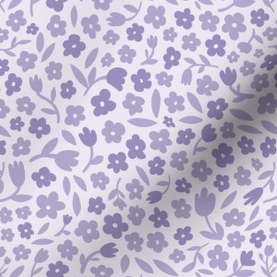 Baby Floral - Lavender -  small
