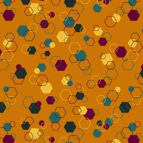 Random octagons - Medium scale