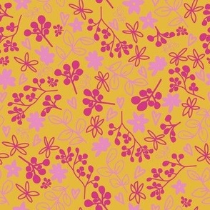 Flower Love Pink Mustard