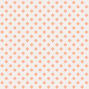 Polka Dots in Peach & Magnolia Large