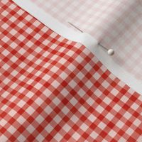 Gingham Light Red  (Small Scale)