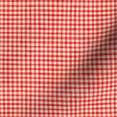 Gingham Light Red  (Small Scale)