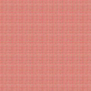 Gingham Light Red  (Extra Small Scale))