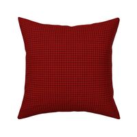 Gingham Dark Red  (Small Scale)