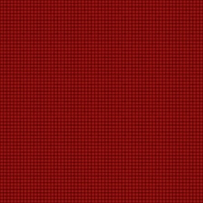 Gingham Dark Red  (Small Scale)