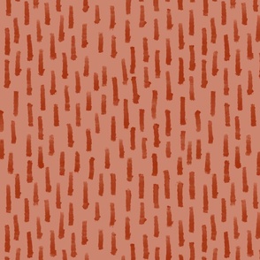 Peach and red abstract dash 