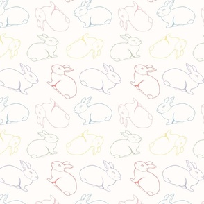 Bunny Outline Nursery