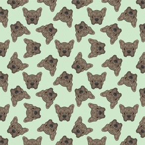 SCATTERED BRINDLE FRENCHIE GREEN 16