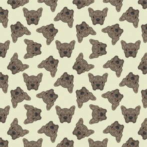 SCATTERED BRINDLE FRENCHIE YELLOW 16