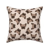 SCATTERED BROWN FRENCHIE BEIGE 16