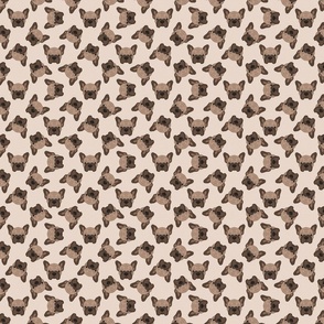 SCATTERED BROWN FRENCHIE BEIGE 8