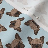SCATTERED BROWN FRENCHIE BLUE 8