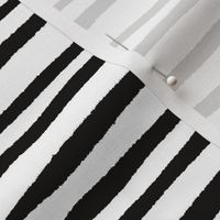 Random black stripes on white 