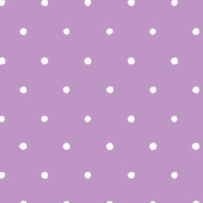 daisies dots - lilac